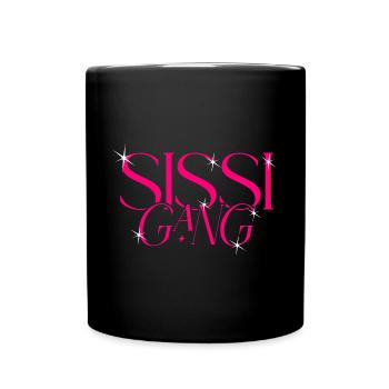 Schwestern Partnerlook - Sissi Gang - Schwestern - Tasse einfarbig - Schwarz - Vorne