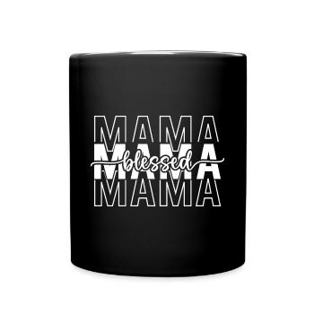 Mama - Tasse einfarbig - Schwarz - Vorne
