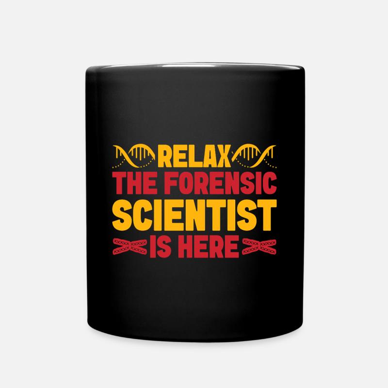 La majeure en sciences médico-légales est ici - Mug uni - noir