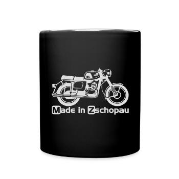 MZ TS 150 - Tasse einfarbig - Schwarz - Vorne