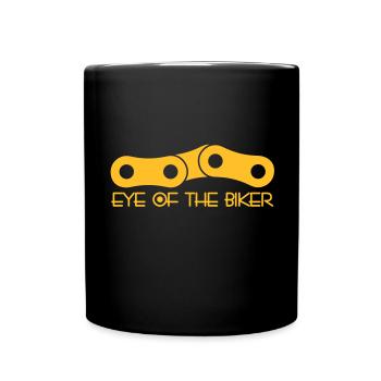 Eye Of The Biker - Chain - Tasse einfarbig - Schwarz - Vorne