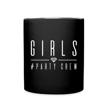 équipage de fête de filles - Mug uni - noir - Devant