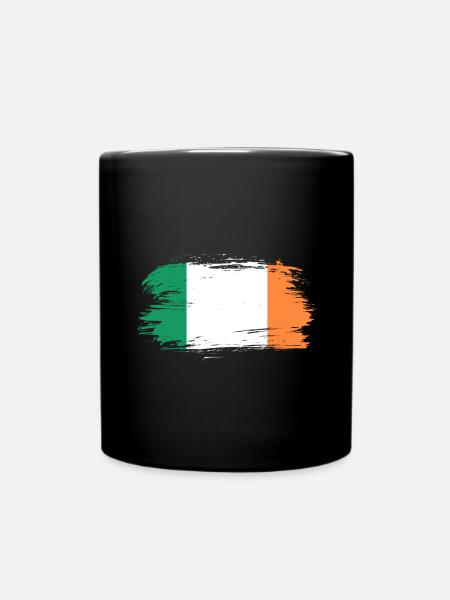 Irlande Drapeau - Mug uni - noir