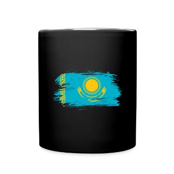 Drapeau du Kazakhstan - Mug uni - noir - Devant
