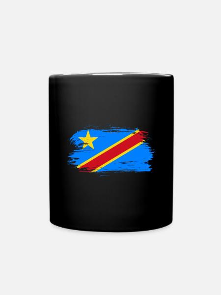 Drapeau du Congo - Mug uni - noir