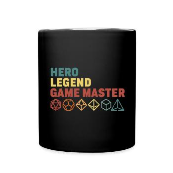 Game Master Retro dés RPG Dungeons Craps - Mug uni - noir - Devant