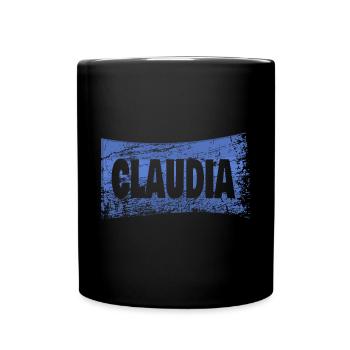Claudia - Tasse einfarbig - Schwarz - Vorne