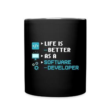 Développeur de logiciels de développement de logiciels - Mug uni - noir - Devant