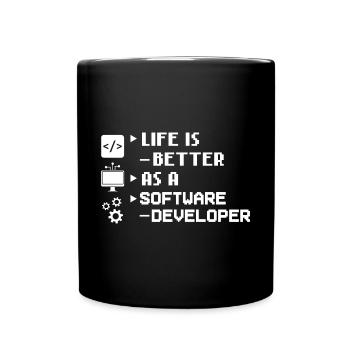 Développeur de logiciels de développement de logiciels - Mug uni - noir - Devant