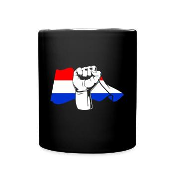 Faust Niederländer Holland Niederlande - Tasse einfarbig - Schwarz - Vorne