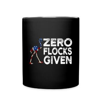 Flamingo Lustiges Flamingo Vogel Geschenk - Tasse einfarbig - Schwarz - Vorne