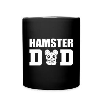 Hamster Dad Wildlife Rehabilitator Poison - Full Colour Mug - black - Front
