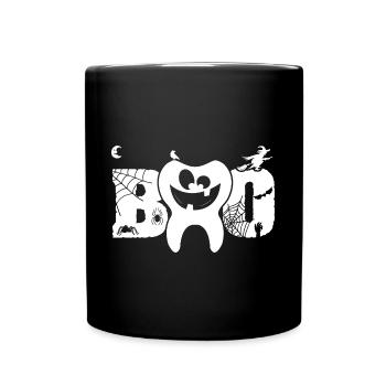 Dentist Halloween Costume Dental Assistant - Full Colour Mug - black - Front
