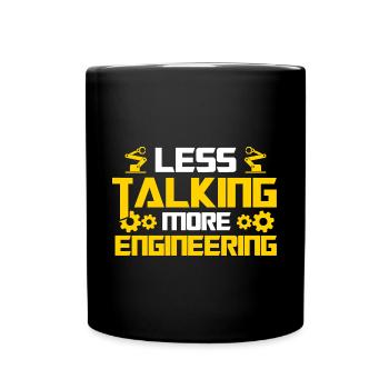 Robot Robotics Engineer Costume Robot - Full Colour Mug - black - Front