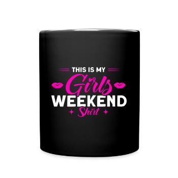 Maid of Honor Girls Evening Party Ladies Gift - Full Colour Mug - black - Front