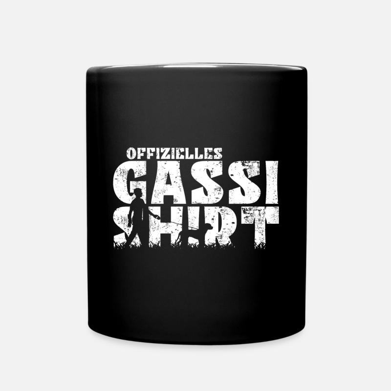 Schwarzwildbracke Slovenský Kopov Gassi Hunde Papa - Tasse einfarbig - Schwarz