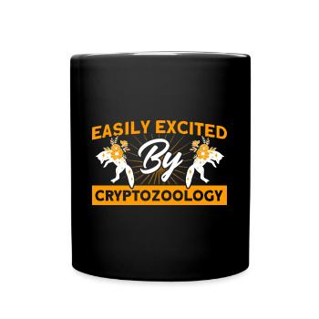 Cryptozoology Kryptoide Monster Nerd Gift - Full Colour Mug - black - Front