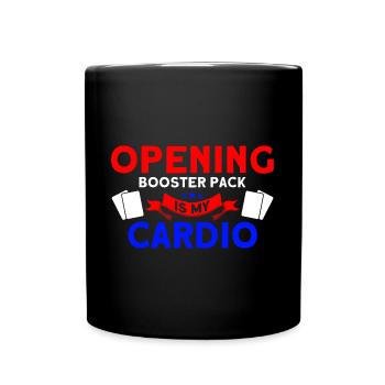 Trading Card Playing Card Card Game Gift - Full Colour Mug - black - Front