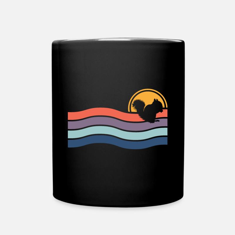 Erdmännchen - Tasse einfarbig - Schwarz