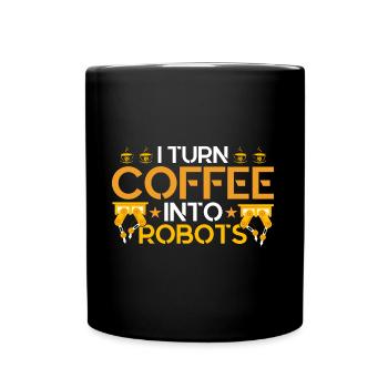 Engineer Teacher Robotics Technology Gift - Full Colour Mug - black - Front