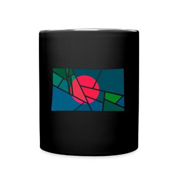 Bangladesch - Tasse einfarbig - Schwarz - Vorne