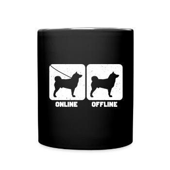 Akita - Mug uni - noir - Devant