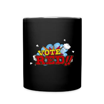 Politique Pop Art Vote États rouges Grand Old Republi - Mug uni - noir - Devant
