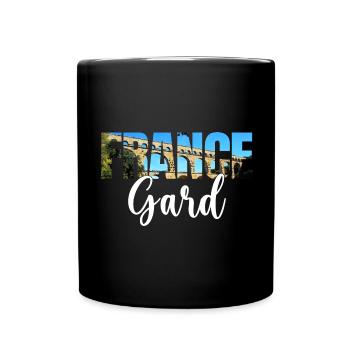 Souvenir Voyage Gard France - Full Colour Mug - black - Front