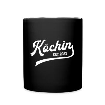 Köchin 2023 Ausbildung Lehre Bestanden Gastronomie - Tasse einfarbig - Schwarz - Vorne