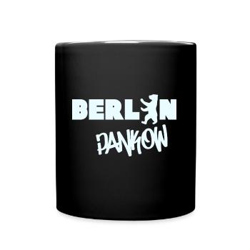 Berlin Pankow lettrage Grafitti souvenir district - Mug uni - noir - Devant