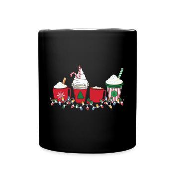 Cadeaux de Noël Noël - Mug uni - noir - Devant