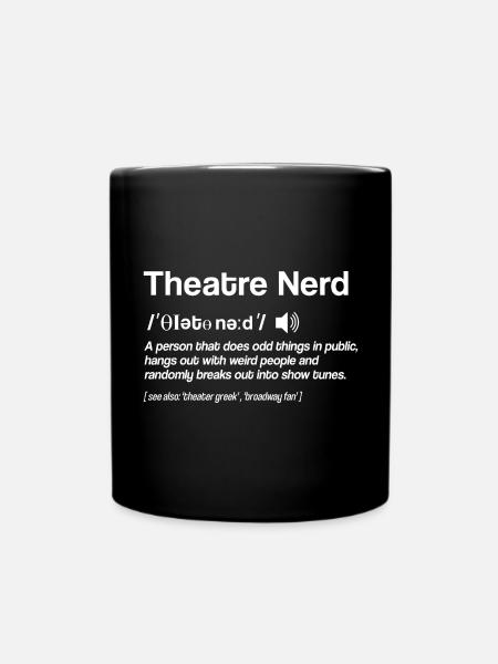 Schauspielerin Drama Broadway Musical Theater - Tasse einfarbig - Schwarz