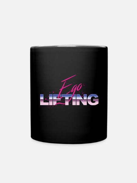 Ego Lifting Fun Training - Full Colour Mug - black