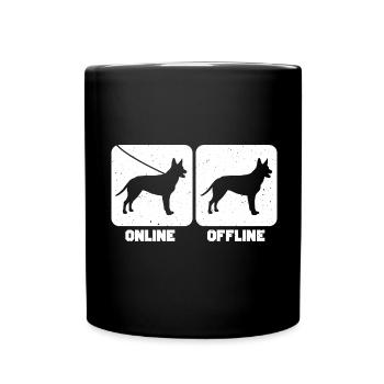 Australian Kelpie - Full Colour Mug - black - Front