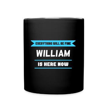 William Name Saying für stolze Williams - Tasse einfarbig - Schwarz - Vorne