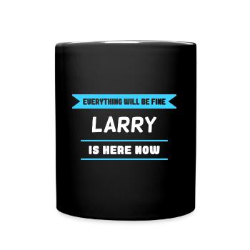 Larry Name Saying für stolze Larrys - Tasse einfarbig - Schwarz - Vorne