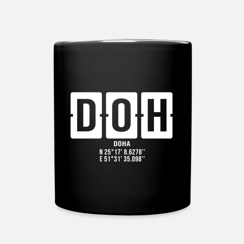 Qatar Doha Doha Qatra - Full Colour Mug - black