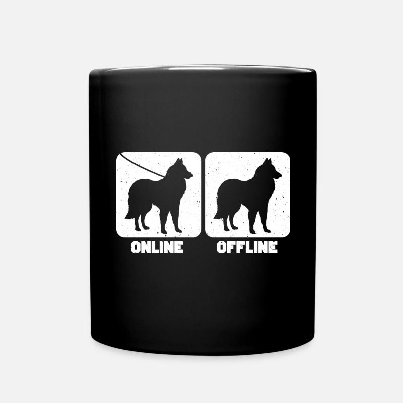 Berger Belge - Mug uni - noir