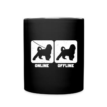 Bernedoodle Dog - Full Colour Mug - black - Front