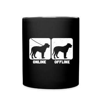 Bullmastiff - Mug uni - noir - Devant