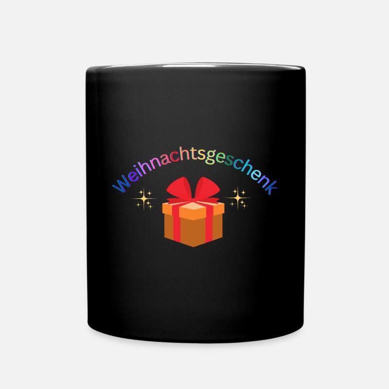 Weihnachtsgeschenk, Lustige Geschenkidee - Tasse einfarbig - Schwarz