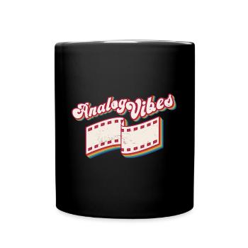 Retro Photographer Vintage Analog Vibes - Tasse einfarbig - Schwarz - Vorne