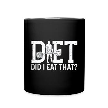 Musculation - Régime alimentaire (ai-je mangé ça) - Mug uni - noir - Devant