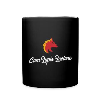 Cum Lupis Laetare - Carnaval de La Louvière - Mug uni - noir - Devant