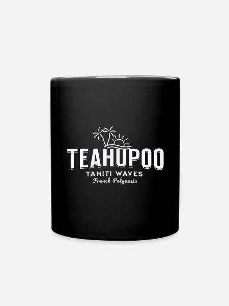Teahupoo Tahiti waves - Mug uni - noir