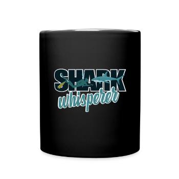 Taucher Tauchen Design Schnorcheln - Tasse einfarbig - Schwarz - Vorne