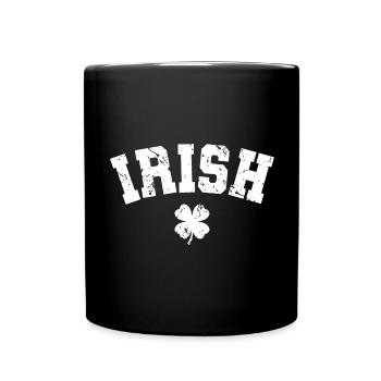 Cadeau de la Saint-Patrick Trèfle Hommes, Femmes, Enfants - Mug uni - noir - Devant