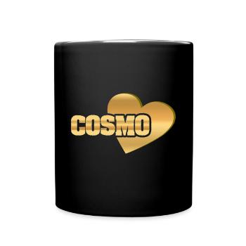 Liebe Love Gold Cosmo - Full Colour Mug - black - Front