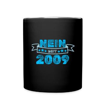 Jahr 2009 - Tasse einfarbig - Schwarz - Vorne
