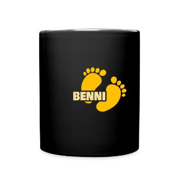 Footprint Benni - Full Colour Mug - black - Front